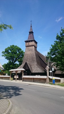 Kościółek w Cięciwie (przeczytałem tablicę informacyjną... bo umiem).